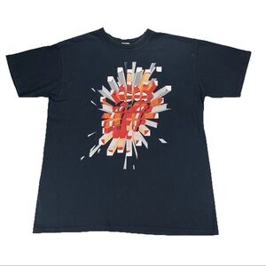 Vintage The Rolling Stones a Bigger Bang Tour T Shirt 2005 Large Black Concert